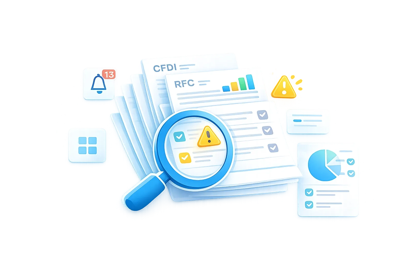 En cualquier momento, analiza los riesgos en tus CFDI